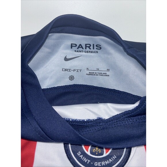 NWT Nike DriFit Paris Saint Germain PSG 22/23 Home Soccer Jersey Mens XL Mbappé - Picture 5 of 10